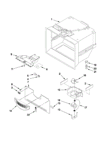 Freezer Liner Parts parts for Kenmore Refrigerator 596.69933012 (59669933012, 596 69933012) from AppliancePartsPros.com