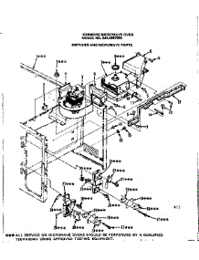 Switches And Microwave Parts parts for Kenmore Microwave 564.9987950 (5649987950, 564 9987950) from AppliancePartsPros.com