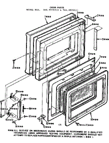 Door Parts parts for Kenmore Microwave 564.9978011 (5649978011, 564 9978011) from AppliancePartsPros.com