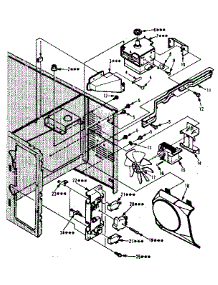 Switches And Microwave Parts parts for Kenmore Microwave 564.8888621 (5648888621, 564 8888621) from AppliancePartsPros.com