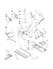 Unit Parts parts for Kenmore Refrigerator 596.72003014 (59672003014, 596 72003014) from AppliancePartsPros.com