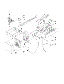 Icemaker Parts parts for Kenmore Refrigerator 596.79533015 (59679533015, 596 79533015) from AppliancePartsPros.com