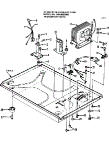 Microwave Parts parts for Kenmore Microwave 564.9987960 (5649987960, 564 9987960) from AppliancePartsPros.com