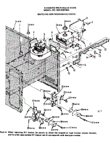 Switches And Microwave Parts parts for Kenmore Microwave 564.9987960 (5649987960, 564 9987960) from AppliancePartsPros.com