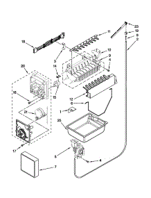 Icemaker Parts parts for Kenmore Refrigerator 596.79222012 (59679222012, 596 79222012) from AppliancePartsPros.com