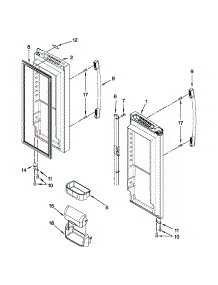 Refrigerator Door Parts parts for Kenmore Refrigerator 596.79229012 (59679229012, 596 79229012) from AppliancePartsPros.com