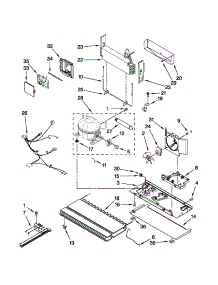 Unit Parts parts for Kenmore Refrigerator 596.79322011 (59679322011, 596 79322011) from AppliancePartsPros.com