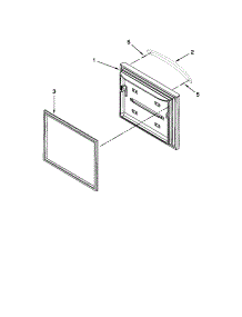 Freezer Door Parts parts for Kenmore Refrigerator 596.79322011 (59679322011, 596 79322011) from AppliancePartsPros.com