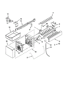 Icemaker Parts parts for Kenmore Refrigerator 596.79322011 (59679322011, 596 79322011) from AppliancePartsPros.com