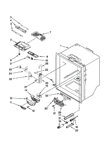 Refrigerator Liner Parts parts for Kenmore Refrigerator 596.79322011 (59679322011, 596 79322011) from AppliancePartsPros.com