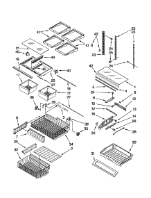 Shelf Parts parts for Kenmore Refrigerator 596.79323012 (59679323012, 596 79323012) from AppliancePartsPros.com