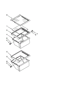 Refrigerator Shelf Parts parts for Kenmore Refrigerator 106.50212011 (10650212011, 106 50212011) from AppliancePartsPros.com