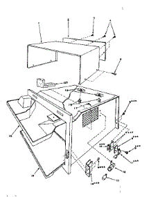 Oven Right Side parts for Kenmore Microwave 562.9967410 (5629967410, 562 9967410) from AppliancePartsPros.com