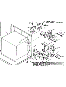 Cabinet Parts parts for Kenmore Microwave 564.9907610 (5649907610, 564 9907610) from AppliancePartsPros.com