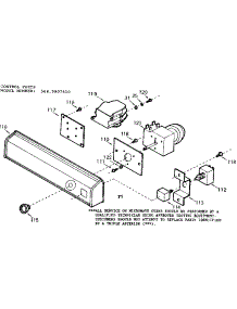 Control Parts parts for Kenmore Microwave 564.9907610 (5649907610, 564 9907610) from AppliancePartsPros.com