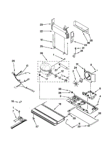 Unit Parts parts for Kenmore Refrigerator 596.79543015 (59679543015, 596 79543015) from AppliancePartsPros.com