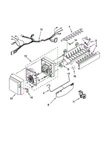 Icemaker Parts parts for Kenmore Refrigerator 596.79542014 (59679542014, 596 79542014) from AppliancePartsPros.com