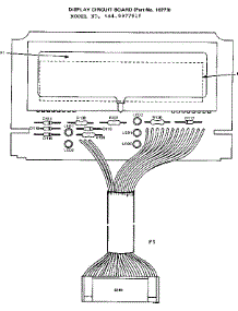 Display Circuit Board parts for Kenmore Microwave 564.9977910 (5649977910, 564 9977910) from AppliancePartsPros.com