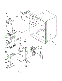 Refrigerator Liner Parts parts for Kenmore Refrigerator 596.79549013 (59679549013, 596 79549013) from AppliancePartsPros.com