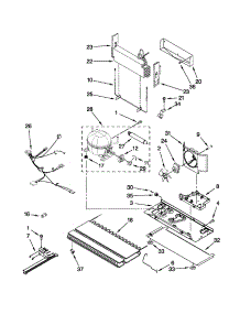 Unit Parts parts for Kenmore Refrigerator 596.79549013 (59679549013, 596 79549013) from AppliancePartsPros.com