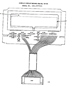 Display Circuit Board parts for Kenmore Microwave 564.9977911 (5649977911, 564 9977911) from AppliancePartsPros.com