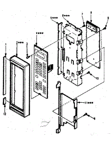 Control Panel Parts parts for Kenmore Microwave 564.8998600 (5648998600, 564 8998600) from AppliancePartsPros.com