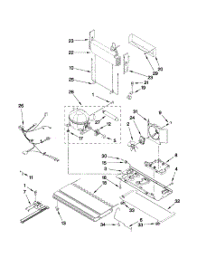 Unit Parts parts for Kenmore Refrigerator 596.79222011 (59679222011, 596 79222011) from AppliancePartsPros.com