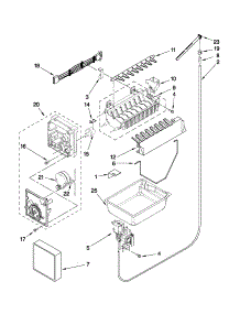 Icemaker Parts parts for Kenmore Refrigerator 596.79222011 (59679222011, 596 79222011) from AppliancePartsPros.com