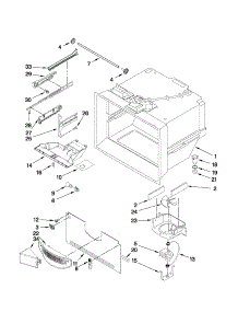 Freezer Liner Parts parts for Kenmore Refrigerator 596.79223011 (59679223011, 596 79223011) from AppliancePartsPros.com