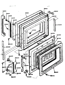 Door Parts parts for Kenmore Microwave 564.8998310 (5648998310, 564 8998310) from AppliancePartsPros.com