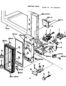 Control Parts parts for Kenmore Microwave 564.9948010 (5649948010, 564 9948010) from AppliancePartsPros.com