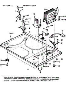 Microwave Parts parts for Kenmore Microwave 564.9988110 (5649988110, 564 9988110) from AppliancePartsPros.com