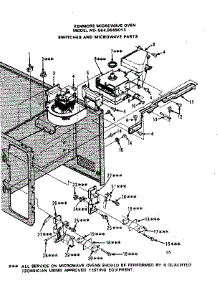 Switches And Microwave Parts parts for Kenmore Microwave 564.9968013 (5649968013, 564 9968013) from AppliancePartsPros.com