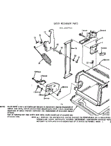 Latch Mechanism Parts parts for Kenmore Microwave 564.9927710 (5649927710, 564 9927710) from AppliancePartsPros.com