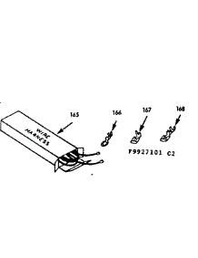 Wire Harnesses And Components parts for Kenmore Microwave 103.9927101 (1039927101, 103 9927101) from AppliancePartsPros.com