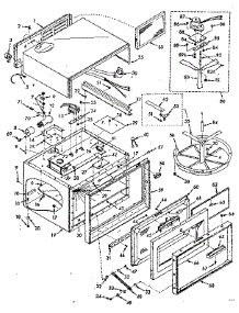 Oven Section parts for Kenmore Microwave 103.9927000 (1039927000, 103 9927000) from AppliancePartsPros.com