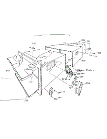 Oven Right Side parts for Kenmore Microwave 562.9967311 (5629967311, 562 9967311) from AppliancePartsPros.com
