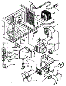 Swiitches And Microwave parts for Kenmore Microwave 565.8954790 (5658954790, 565 8954790) from AppliancePartsPros.com