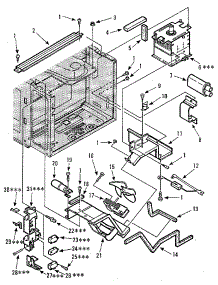 Switches And Microwave parts for Kenmore Microwave 565.8932580 (5658932580, 565 8932580) from AppliancePartsPros.com