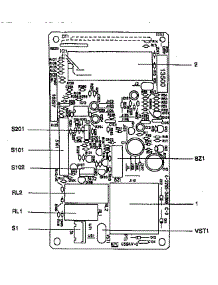Power And Control Circuit Board parts for Kenmore Microwave 565.68381791 (56568381791, 565 68381791) from AppliancePartsPros.com