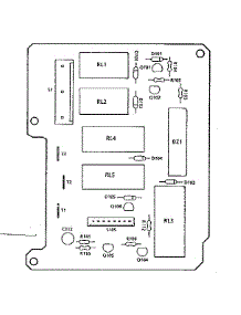 Relay Circuit Board (14130) parts for Kenmore Microwave 564.8747680 (5648747680, 564 8747680) from AppliancePartsPros.com