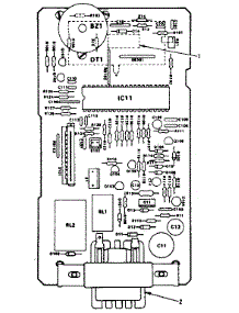 Power And Control Circuit Board parts for Kenmore Microwave 564.8748611 (5648748611, 564 8748611) from AppliancePartsPros.com