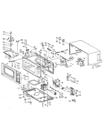 Oven Assembly parts for Kenmore Microwave 815.8911390 (8158911390, 815 8911390) from AppliancePartsPros.com