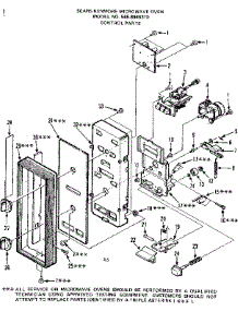 Control Parts parts for Kenmore Microwave 565.8948310 (5658948310, 565 8948310) from AppliancePartsPros.com