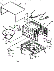 Microwave Parts parts for Kenmore Microwave 565.66400691 (56566400691, 565 66400691) from AppliancePartsPros.com
