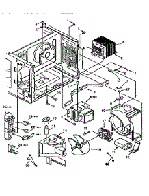 Switches And Microwave parts for Kenmore Microwave 565.66301691 (56566301691, 565 66301691) from AppliancePartsPros.com