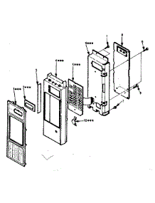Control Panel Parts parts for Kenmore Microwave 564.8668610 (5648668610, 564 8668610) from AppliancePartsPros.com