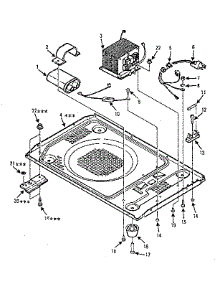Microwave parts for Kenmore Microwave 567.8841880 (5678841880, 567 8841880) from AppliancePartsPros.com