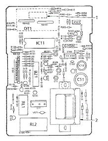 Control Circuit Board (Part No. 14611) parts for Kenmore Microwave 567.8841880 (5678841880, 567 8841880) from AppliancePartsPros.com