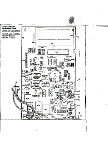 Power And Control Circuit Board Part No. 11696R parts for Kenmore Microwave 564.8578310 (5648578310, 564 8578310) from AppliancePartsPros.com